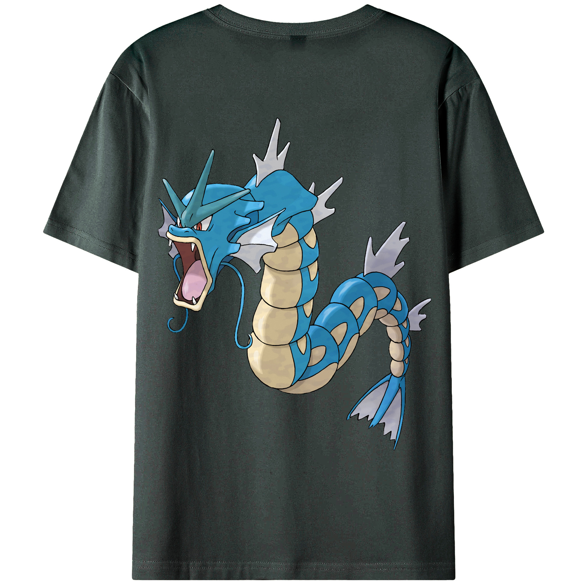 （画像用） ポケットモンスター Pokémon 綿100％ メンズ半袖Tシャツ（バックプリント） 通気性